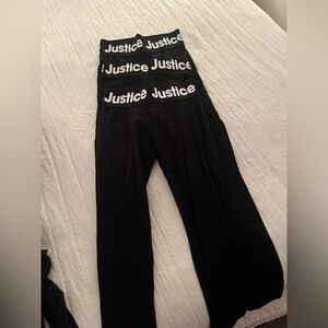 3 pairs of Justice leggings
